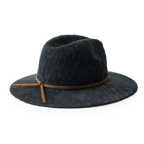 Solid Knit Panama Hat