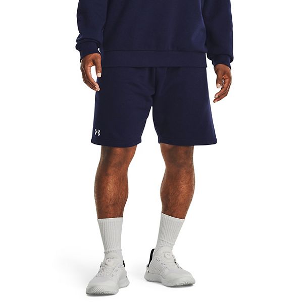 Men's Under Armour Rival Fleece Shorts Color: Midnight Navy Size: XXL