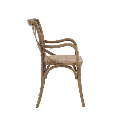 Linon Conelly Arm Dining Chair