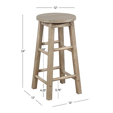 Linon Backless Counter Stool