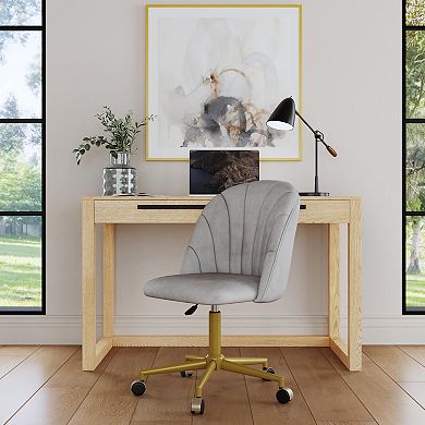 Linon Adalynn Swivel Desk Chair