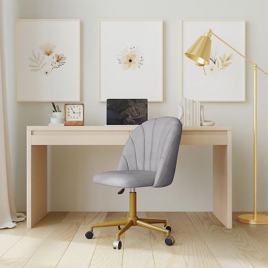 Linon Adalynn Swivel Desk Chair