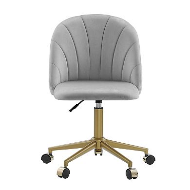 Linon Adalynn Swivel Desk Chair