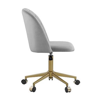 Linon Adalynn Swivel Desk Chair