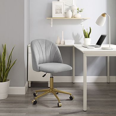 Linon Adalynn Swivel Desk Chair