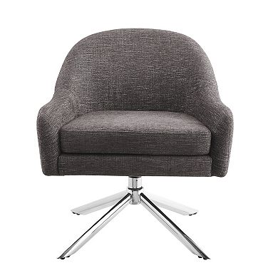 Linon Lachlan Swivel Accent Chair