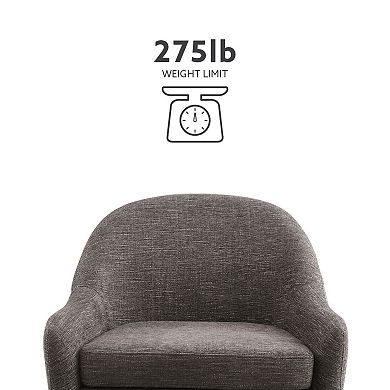 Linon Lachlan Swivel Accent Chair
