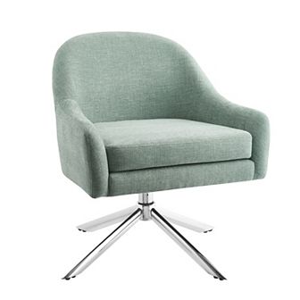 Linon Lachlan Swivel Accent Chair