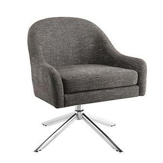 Linon Lachlan Swivel Accent Chair