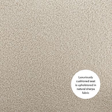 Linon Marion Swivel Arm Chair