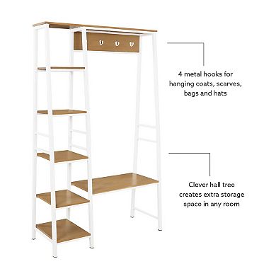 Linon Austin Hall Tree Floor Decor