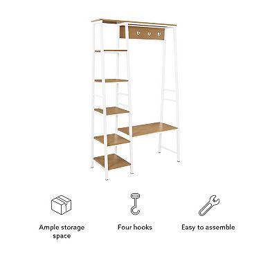 Linon Austin Hall Tree Floor Decor