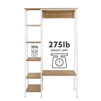 Linon Austin Hall Tree Floor Decor