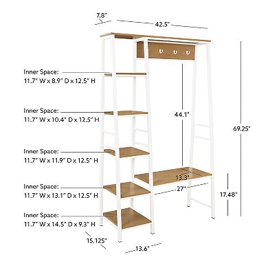 Linon Austin Hall Tree Floor Decor