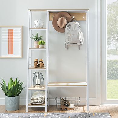 Linon Austin Hall Tree Floor Decor