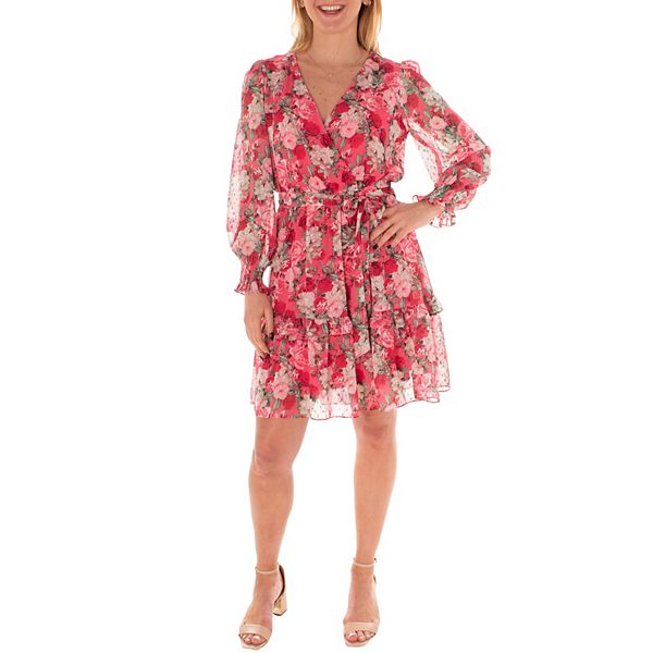 Women's Maison Tara Ruffle Bottom Floral Dress