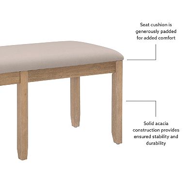 Linon Jorissen Backless Bench