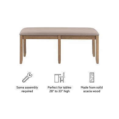 Linon Jorissen Backless Bench