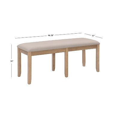 Linon Jorissen Backless Bench