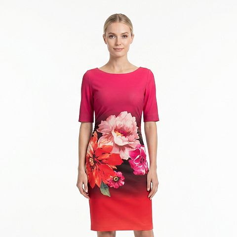 Женские платья Maison Women's Maison Tara Floral Scuba Bodycon Mini Dress