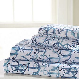Harper Lane Anchors Away 4 pc Sheet Set