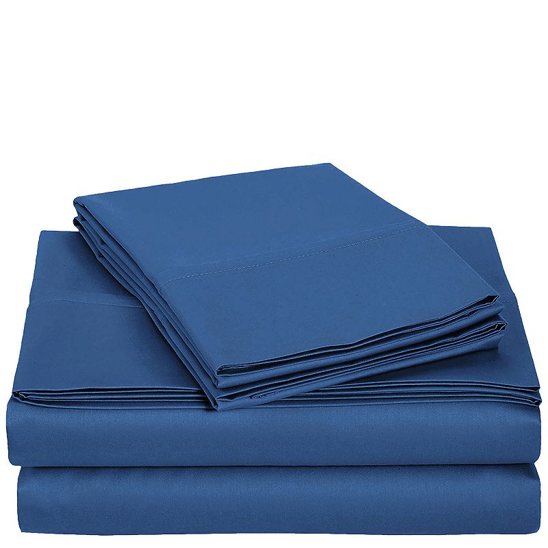 Harper Lane Solid Sheet Set or Pillowcase Pair, Blue