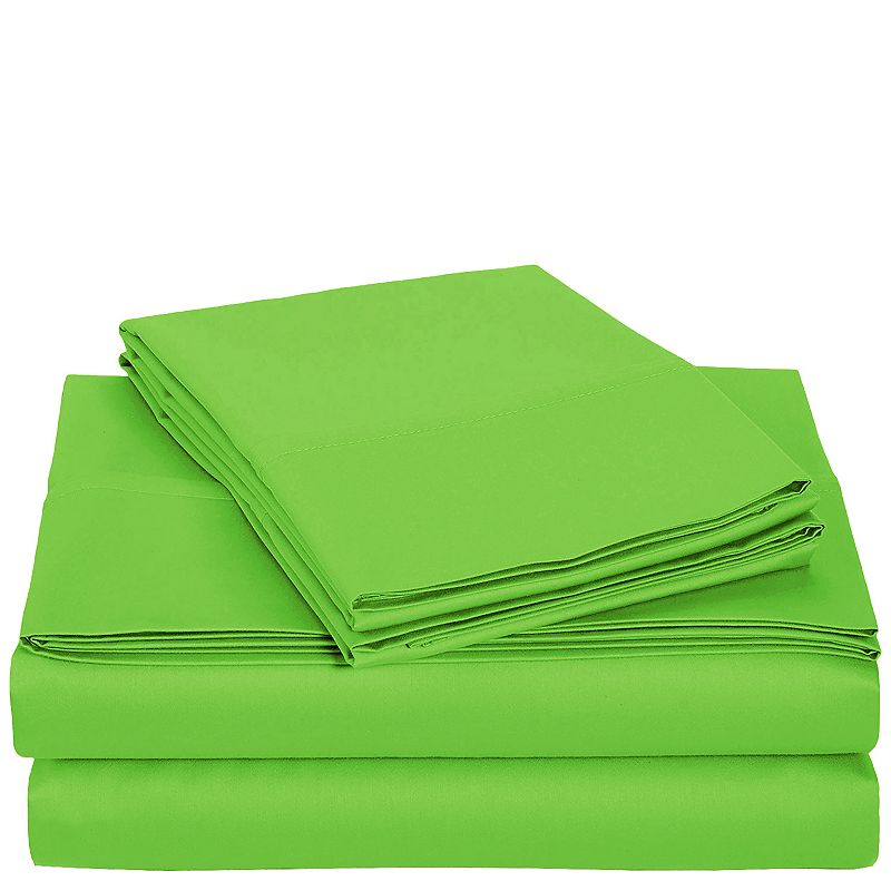 Harper Lane Solid Sheet Set or Pillowcase Pair, Green