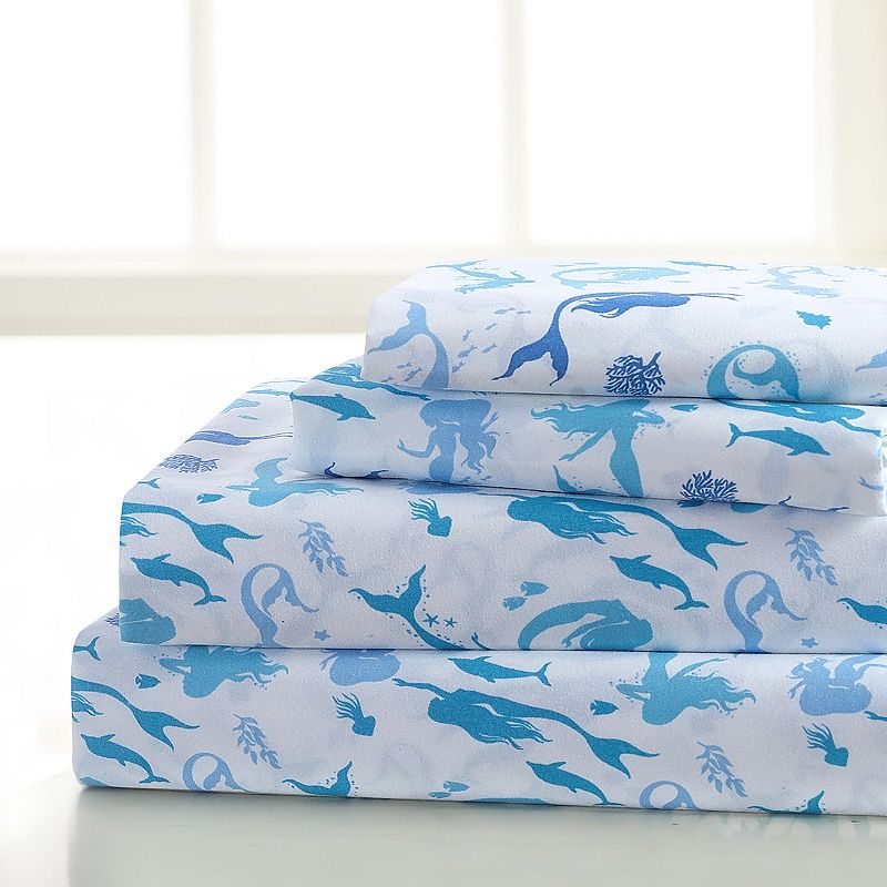 Harper Lane Sheet Set or Pillowcases, Blue, FULL SET