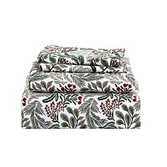 Harper Lane Pine Flower Sheet Set or Pillowcase Pair
