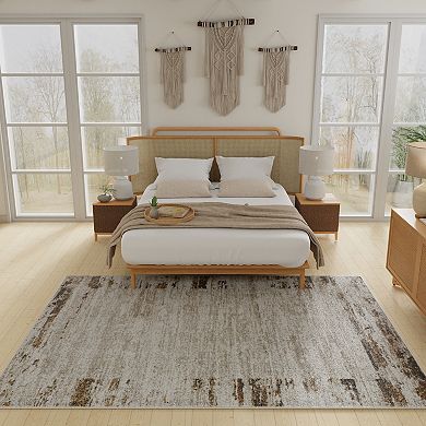 Loomaknoti Loomaknoti Alanzo Albah Beige Area Rug