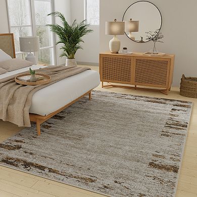 Loomaknoti Loomaknoti Alanzo Albah Beige Area Rug