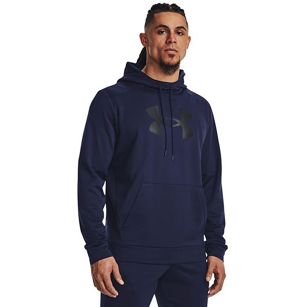 Men's Under Armour Fleece Big Logo Hoodie - Midnight Navy (S)