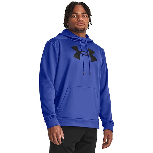 Men's Under Armour Fleece Big Logo Hoodie - Team Royal Black (XS)