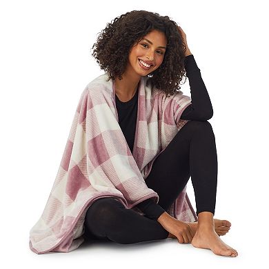 Women's Cuddl Duds® Double Plush Reversible Wrap