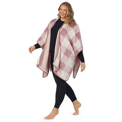 Plus Size Cuddl Duds® Double Plush Reversible Wrap