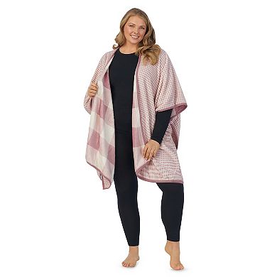 Plus Size Cuddl Duds® Double Plush Reversible Wrap