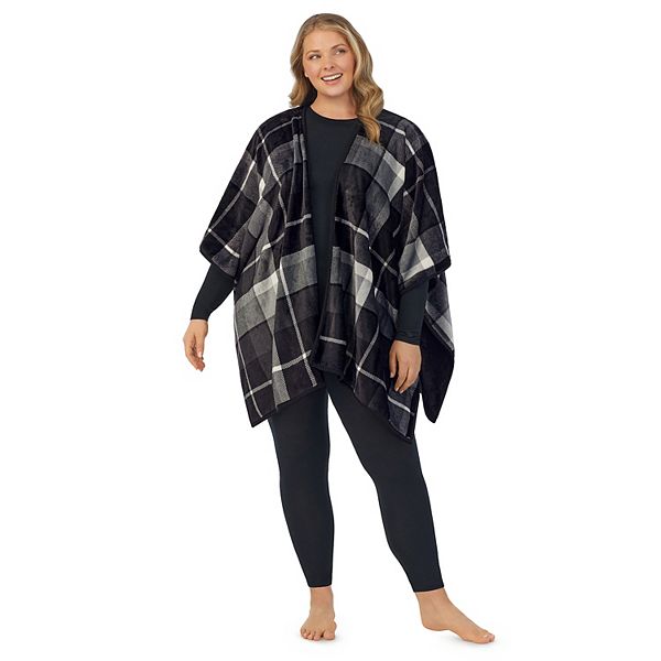 Plus Size Cuddl Duds® Double Plush Reversible Wrap