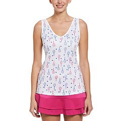 Grand Slam Women's Solid Keyhole Tennis Tank Top