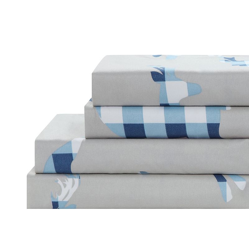 Harper Lane Carol Sheet Set or Pillowcase Pair, Grey, Twin