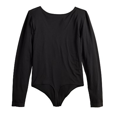 Juniors' Plus Size SO® Long Sleeve Bodysuit
