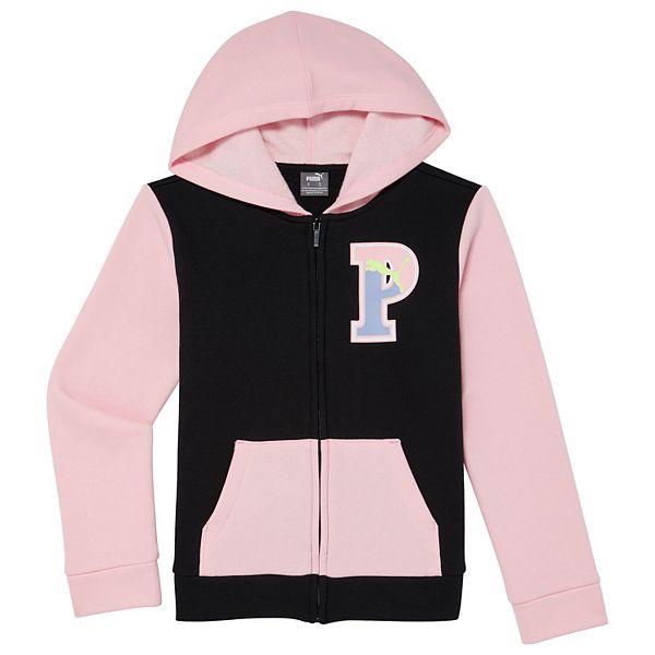 Girls 7-16 PUMA Academy Pack Fleece Zip-Up Hoodie