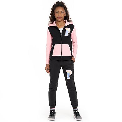 Girls 7-16 PUMA Academy Pack Fleece Zip-Up Hoodie