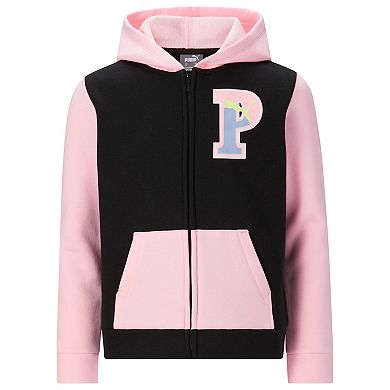 Girls 7-16 PUMA Academy Pack Fleece Zip-Up Hoodie