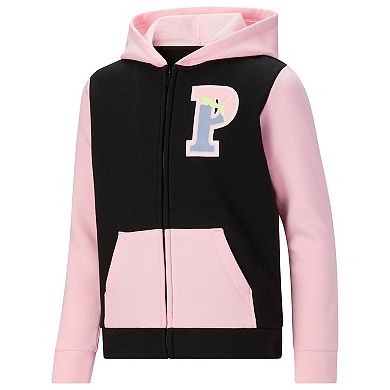 Girls 7-16 PUMA Academy Pack Fleece Zip-Up Hoodie