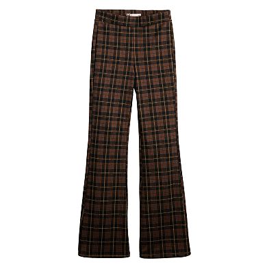 Juniors' SO® High Rise Ponte Flare Pants