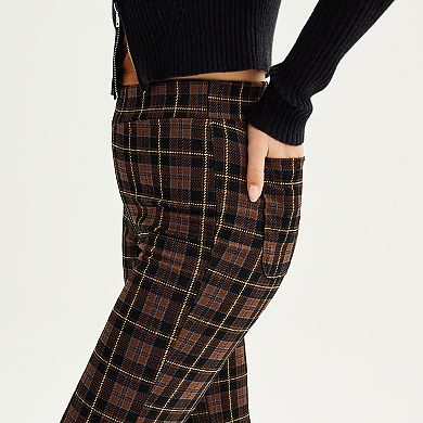 Juniors' SO® High Rise Ponte Flare Pants