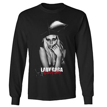 Men's Lady Gaga Bloody Mary Black Tee