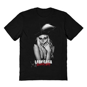 Men's Lady Gaga Bloody Mary Black Tee