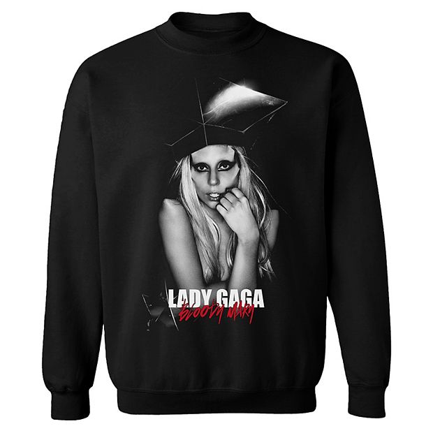 Men s Lady Gaga Bloody Mary Black Sweatshirt