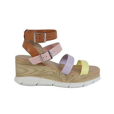 Yoki Carmel-11 Women's Wedge Sandals